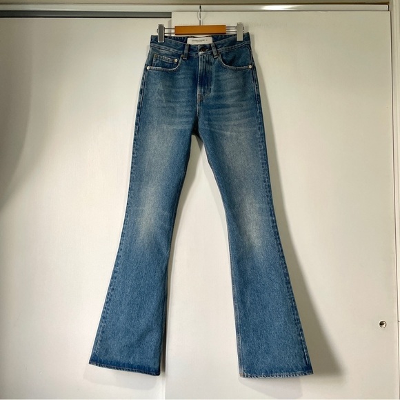 Golden Goose Karen Bootcut Jeans in Medium-Wash Denim - Picture 3 of 14
